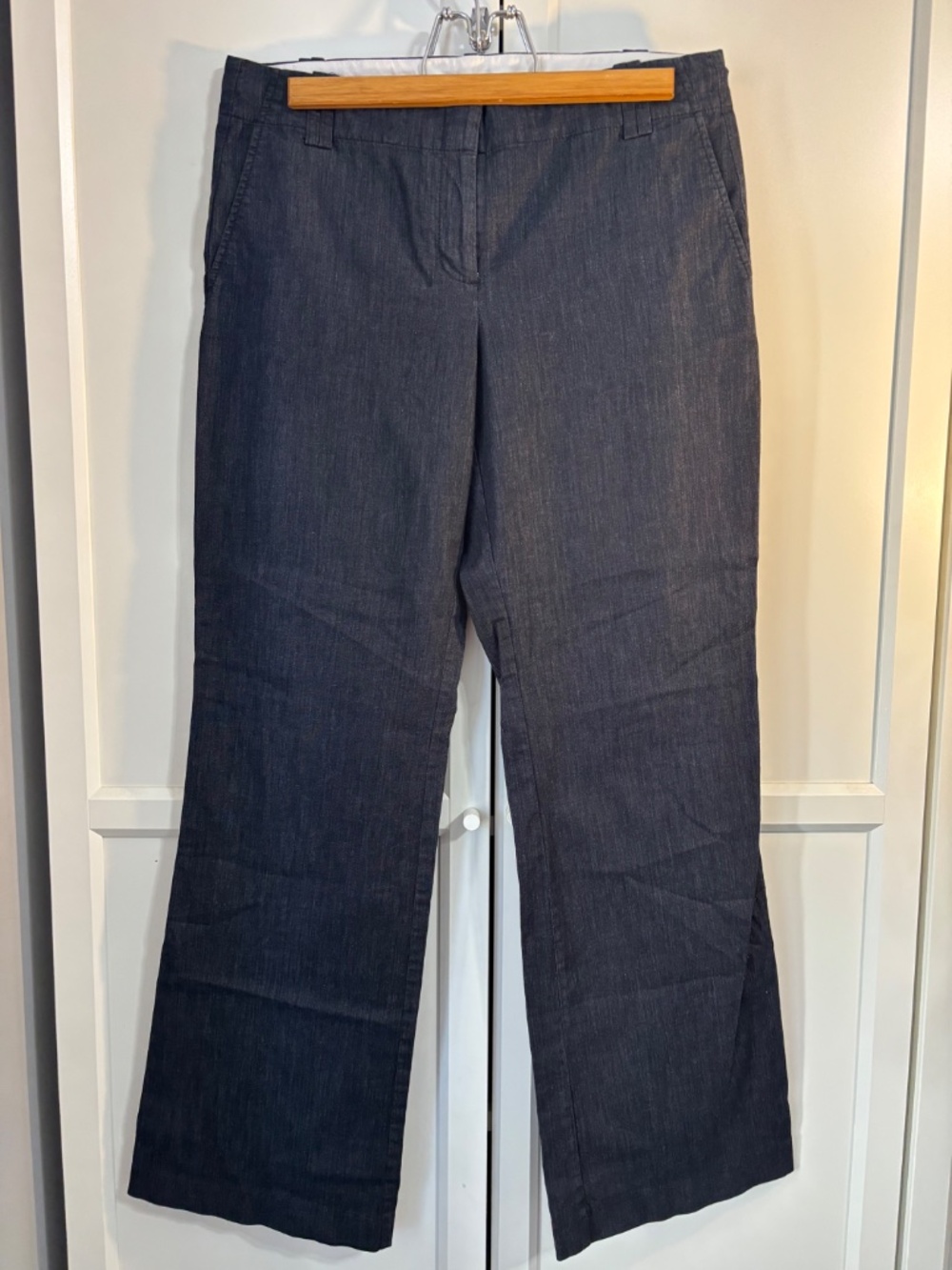 Ann Taylor LOFT Marisa Women's Dark Blue Trouser Pants – Size 8